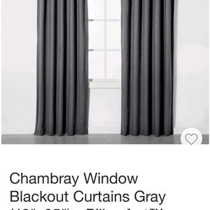 Pillowfort Chambray Blackout Curtain Panel